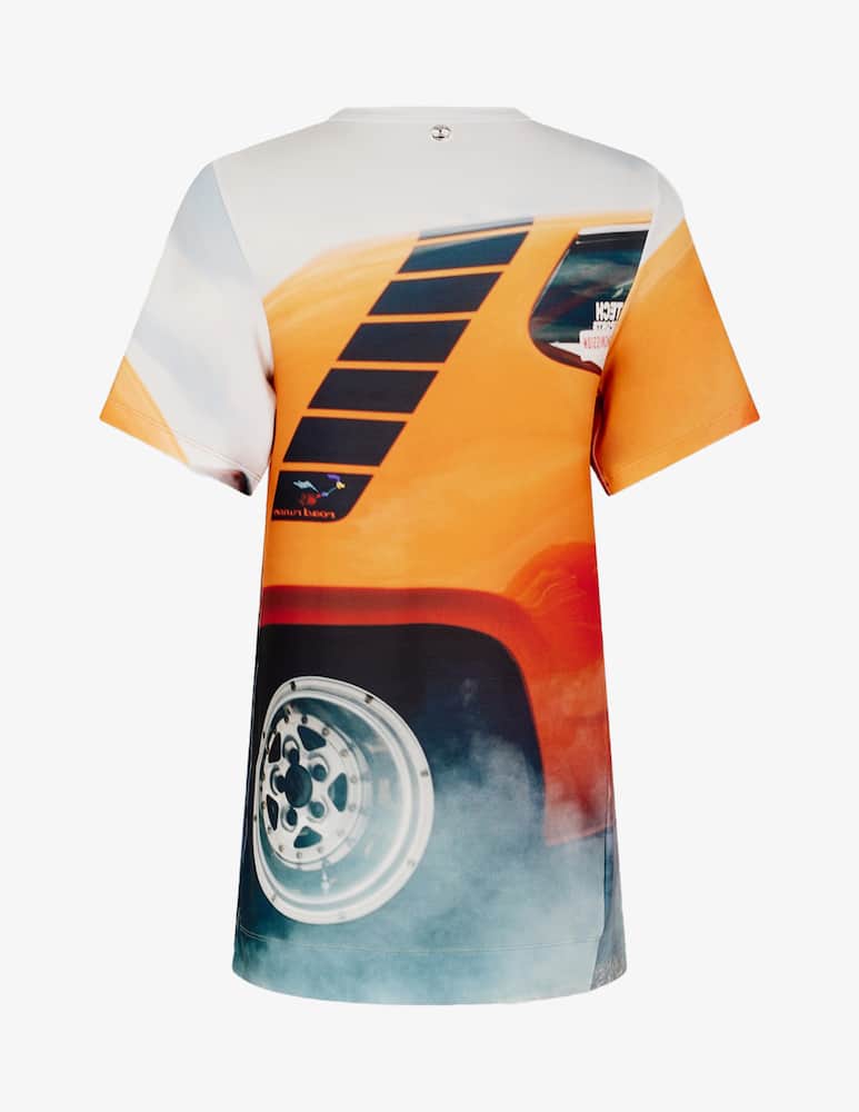 Rabanne T-shirt arancione Fast cars - immagine 2 Rabanne T-shirt arancione Fast cars - immagine 2
