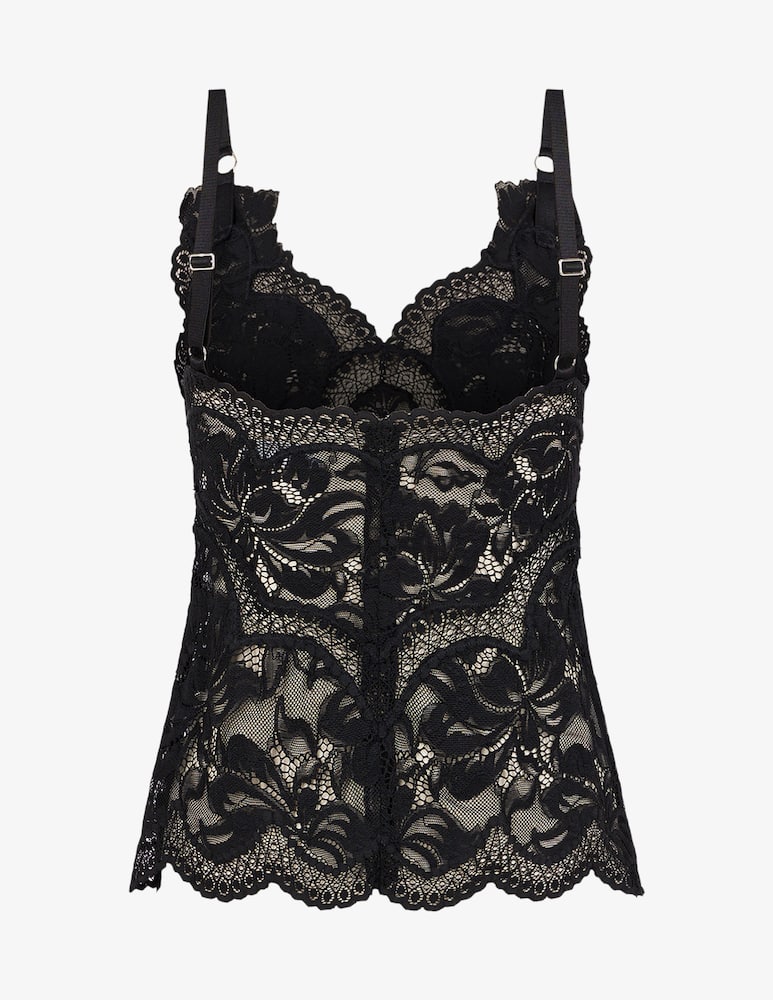 rinascente Rabanne Top senza maniche in pizzo