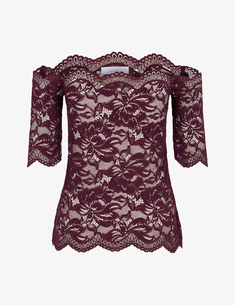 rinascente Rabanne Lace off-shoulder top