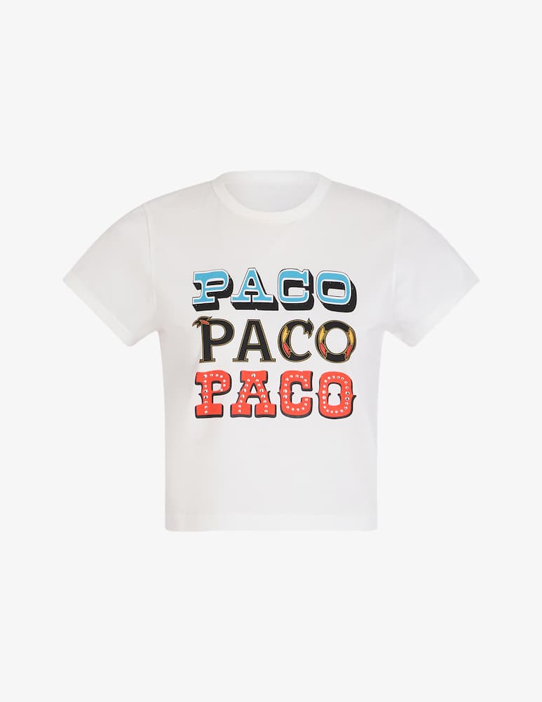 rinascente Rabanne Paco logo t-shirt