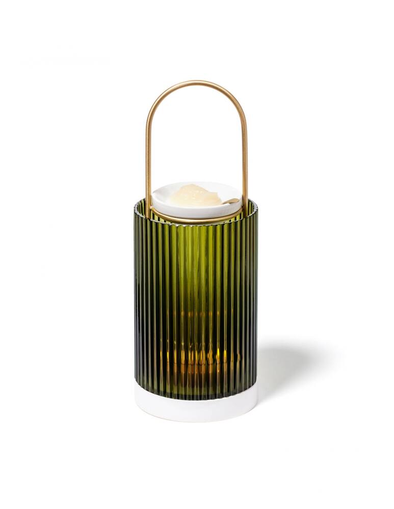 rinascente TRUDON La Promeneuse +4 night lights +4 camee candles - Green