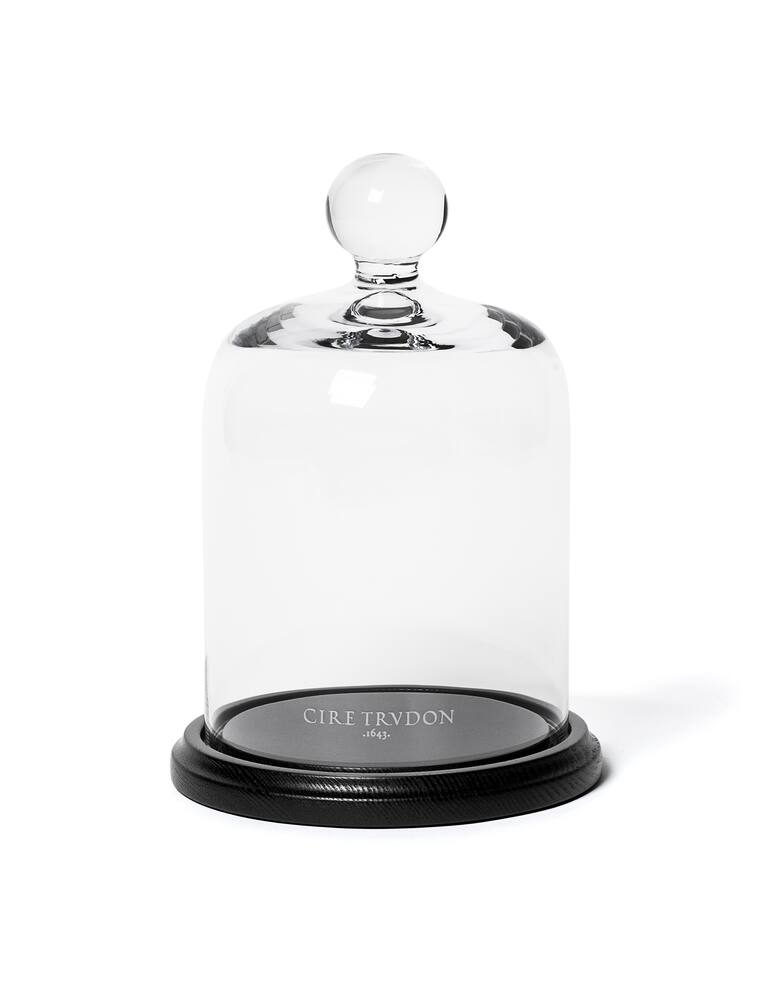 rinascente TRUDON Bell with logo + wood base - Transparent