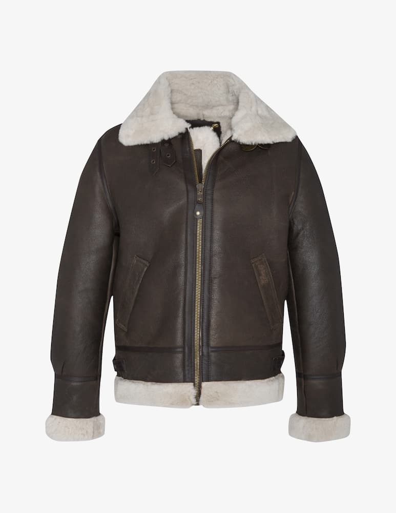 Schott Shearling zip jacket - picture 1 Schott Shearling zip jacket - picture 1