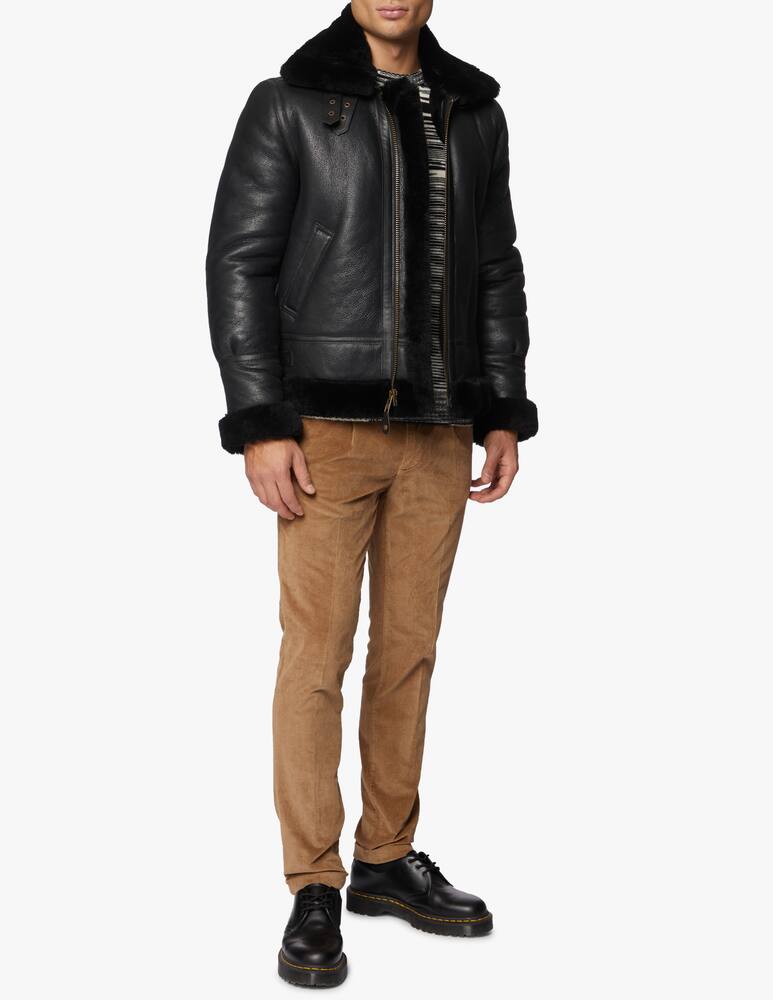 rinascente Schott Zip sheraling short jacket