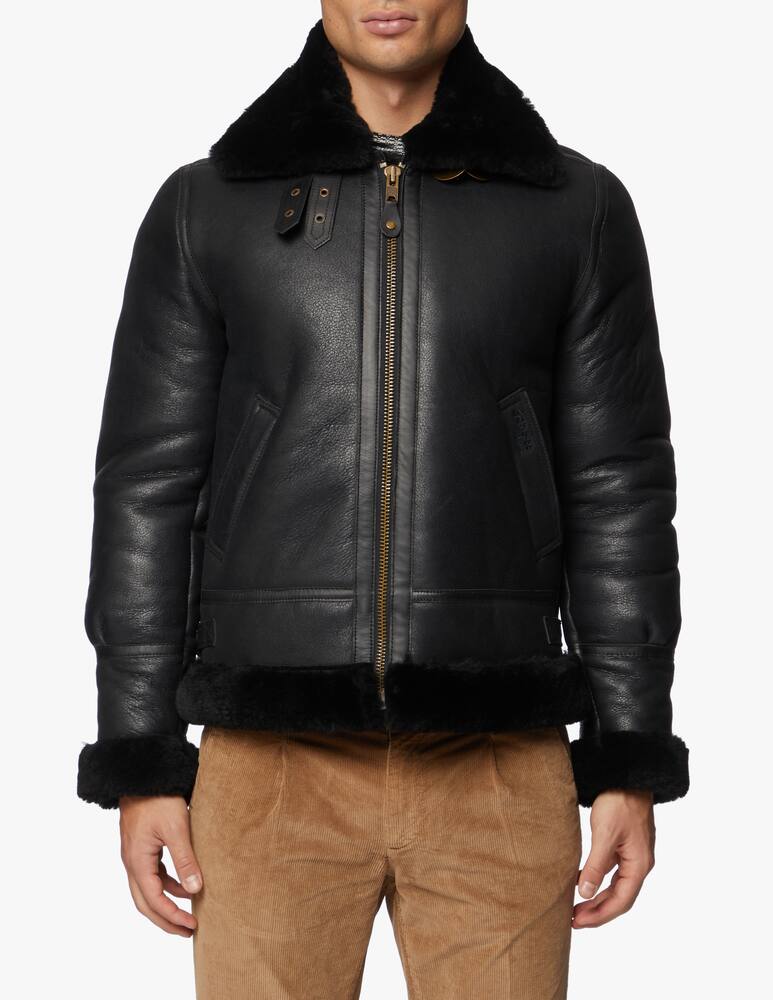 rinascente Schott Zip sheraling short jacket