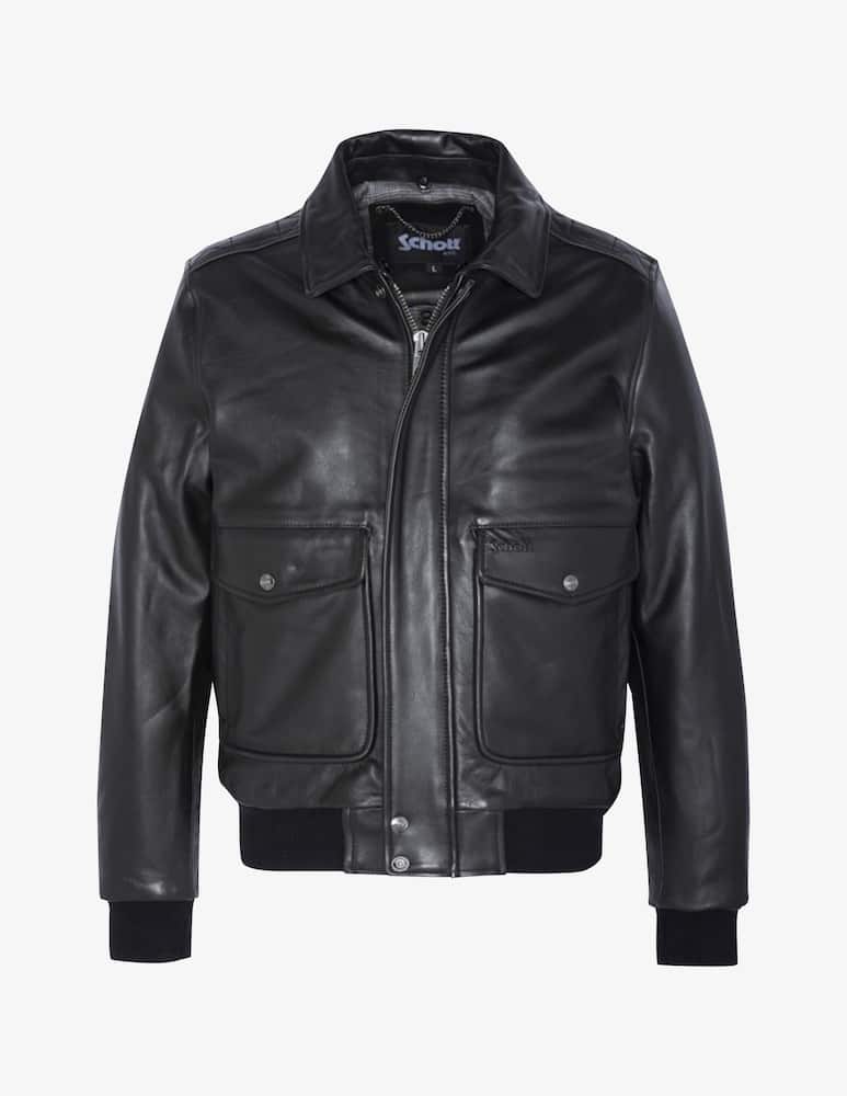 rinascente Schott Aviator leather jacket