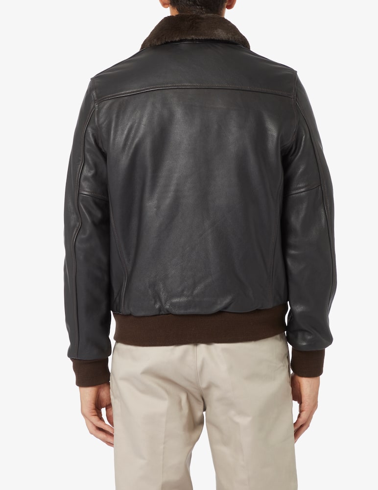 rinascente Schott Aviator leather jacket