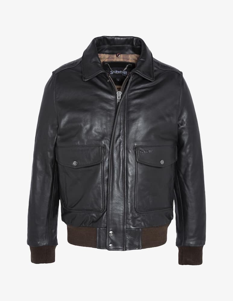rinascente Schott Aviator leather jacket