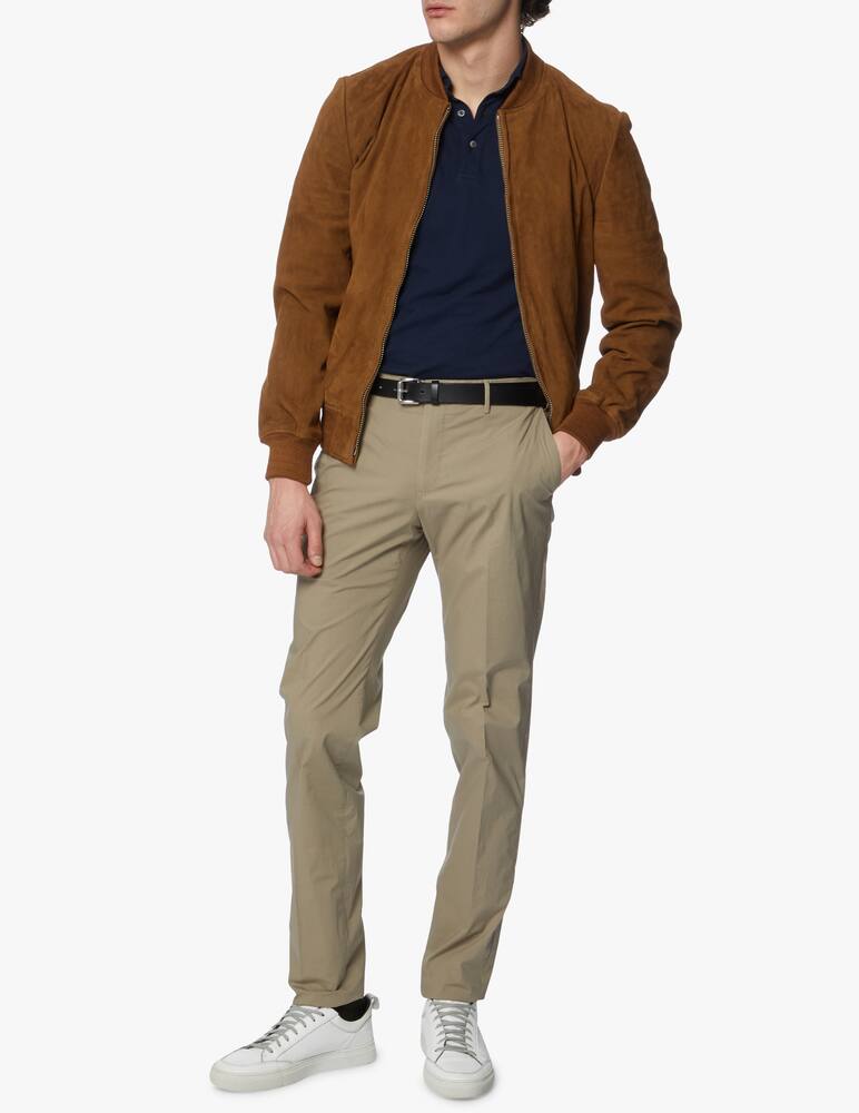 rinascente Schott Suede bomber jacket