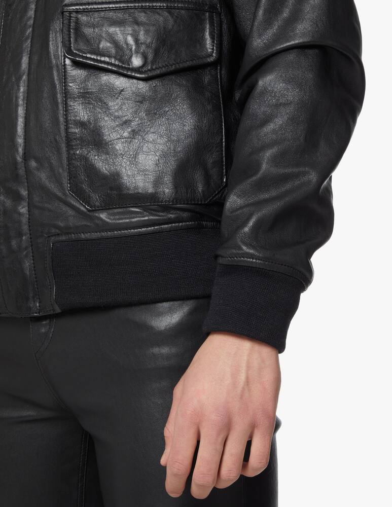 rinascente Schott Aviator bomber jacket - black