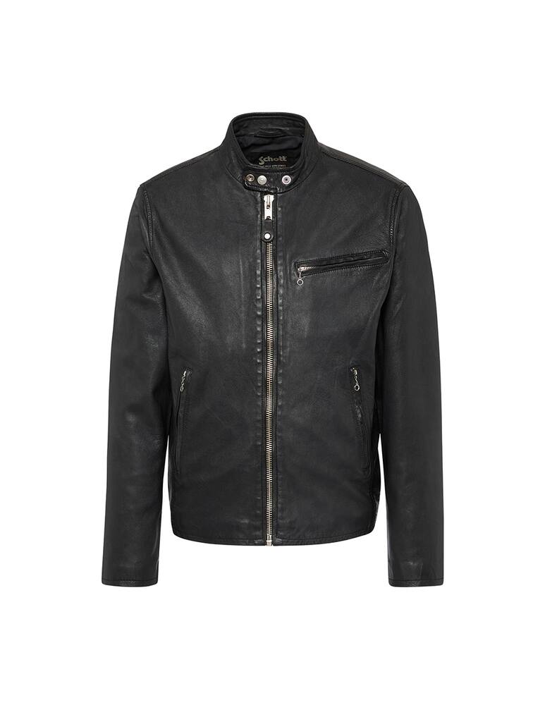 Schott Giacca biker pelle liscia - immagine 1 Schott Giacca biker pelle liscia - immagine 1