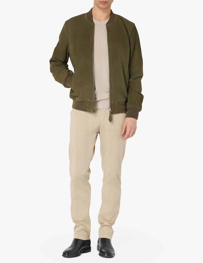 rinascente Schott Giacca bomber in suede