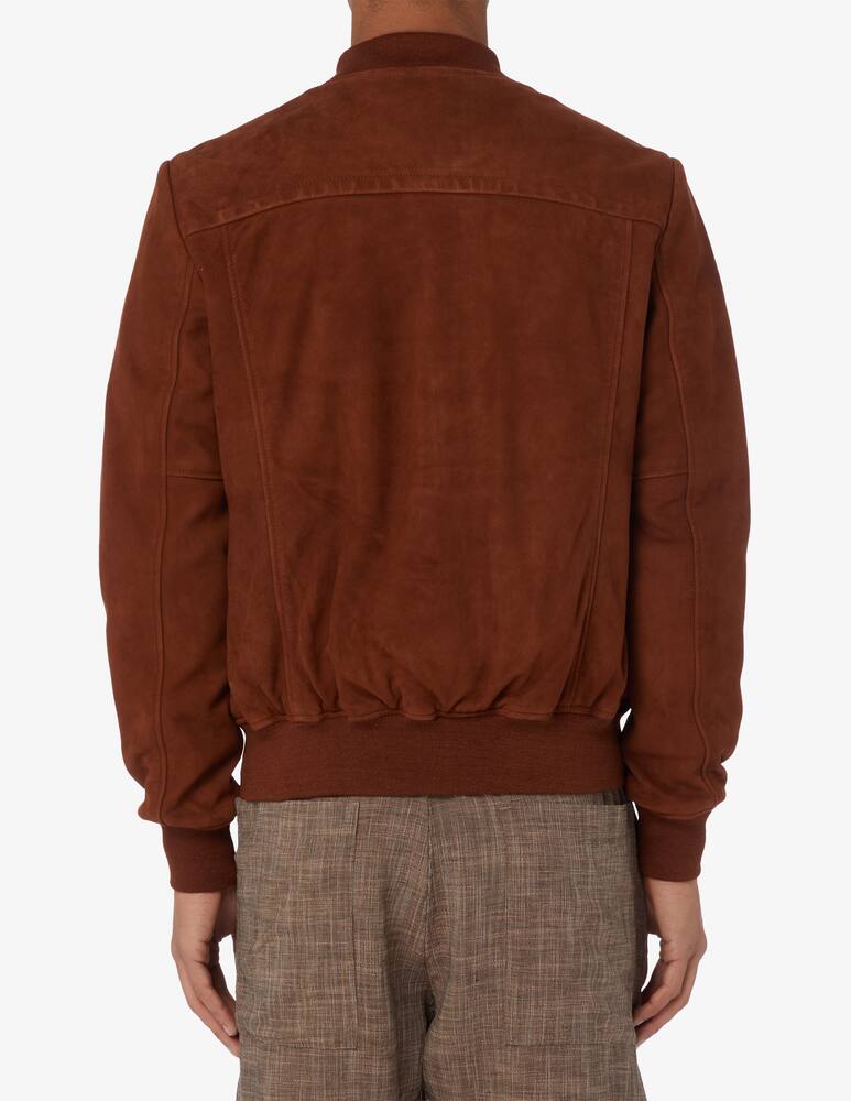 rinascente Schott Suede bomber jacket 