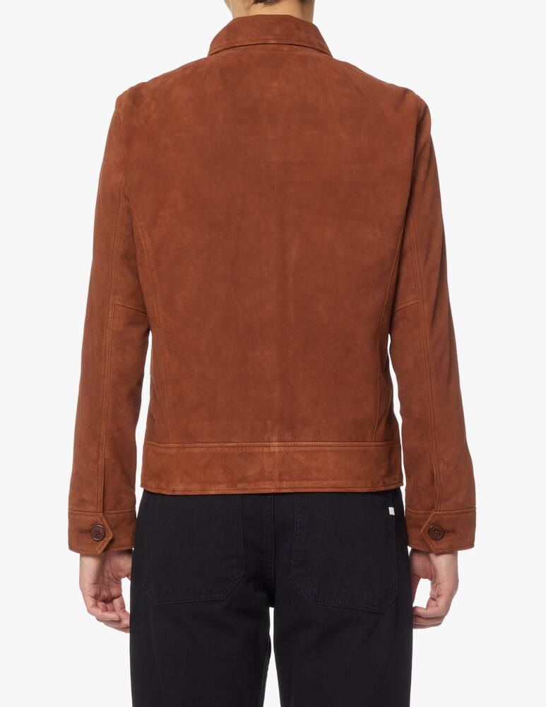 rinascente Schott Aviator jacket suede - marrone