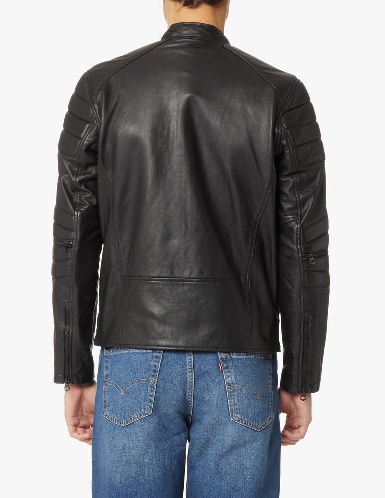 rinascente Schott Trapunte biker jacket - black