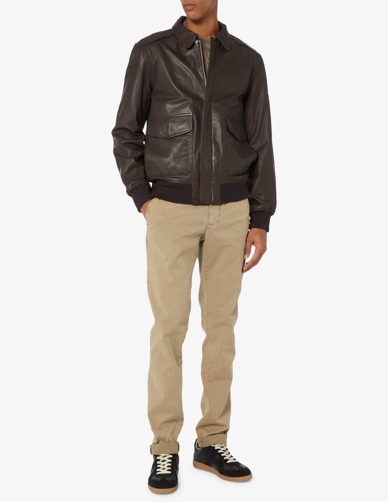 rinascente Schott Aviator leather bomber jacket 