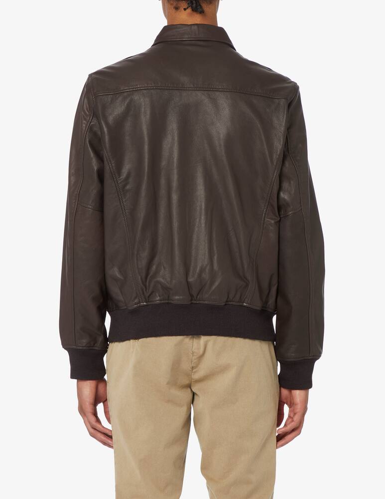 rinascente Schott Aviator leather bomber jacket 