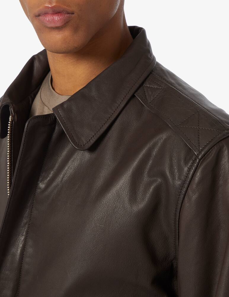 rinascente Schott Aviator leather bomber jacket 