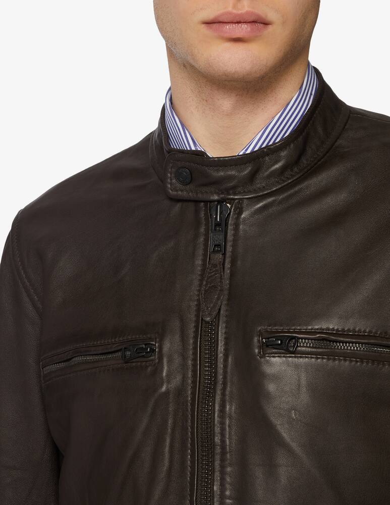 rinascente Schott Leather 2t biker jacket 