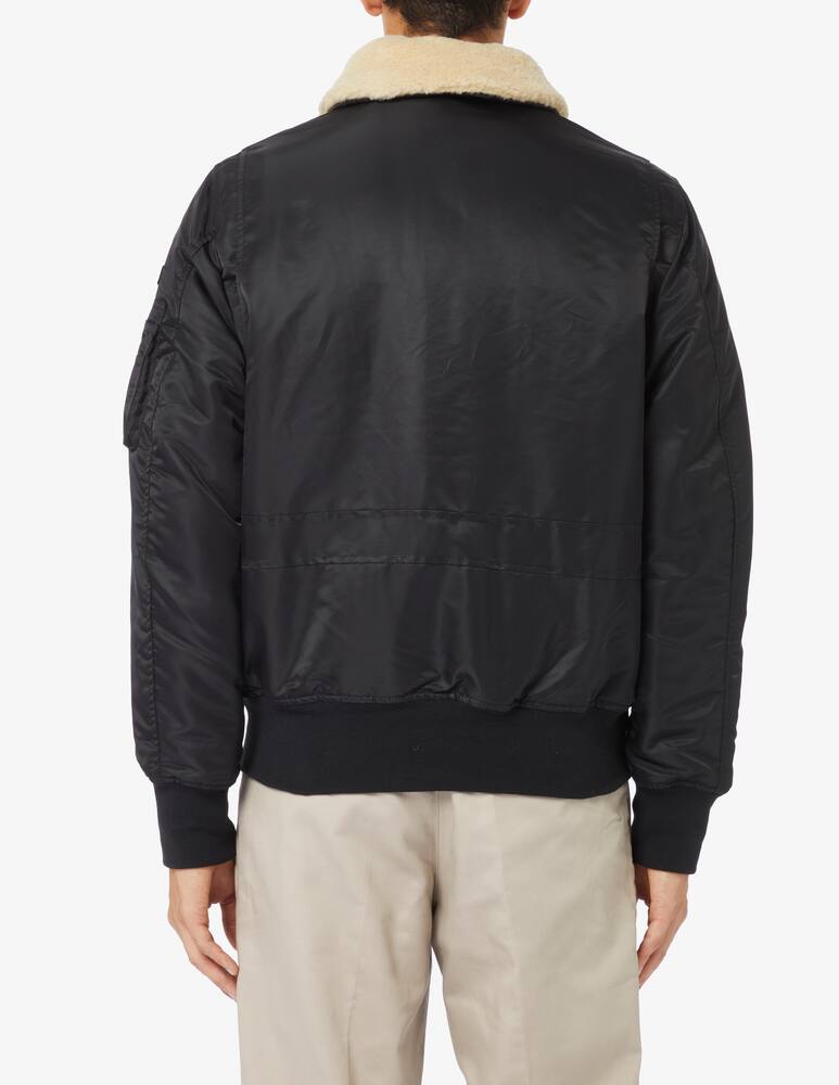 rinascente Schott Giacca bomber con collo pelliccia