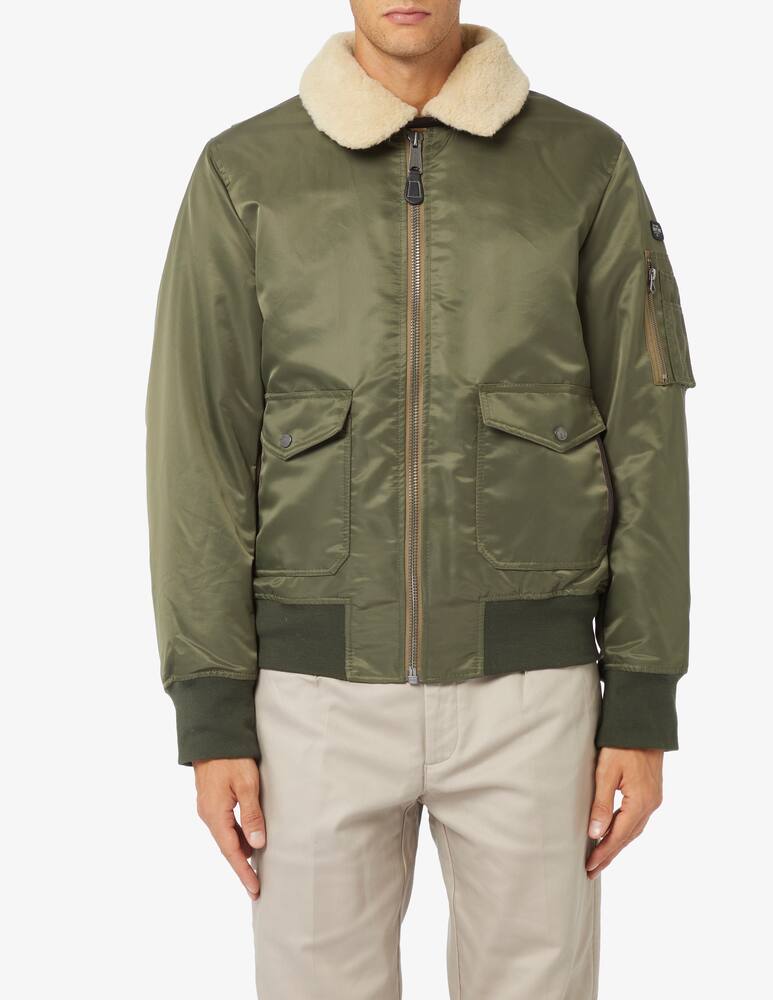 Schott Giacca bomber con collo pelliccia - immagine 1 Schott Giacca bomber con collo pelliccia - immagine 1