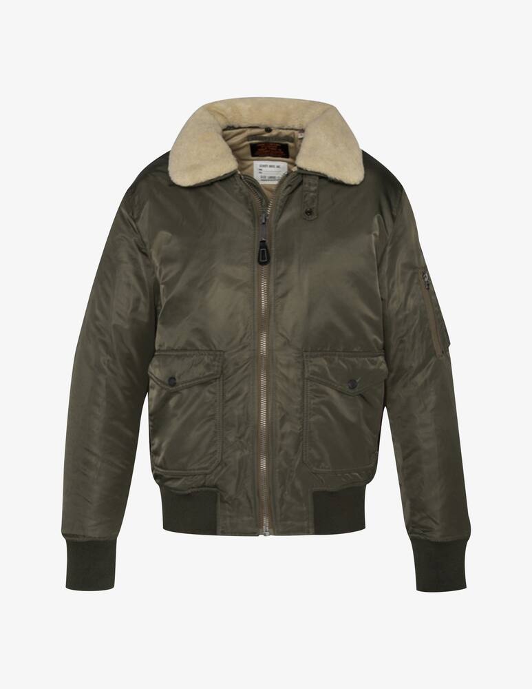 rinascente Schott Giacca bomber con collo pelliccia