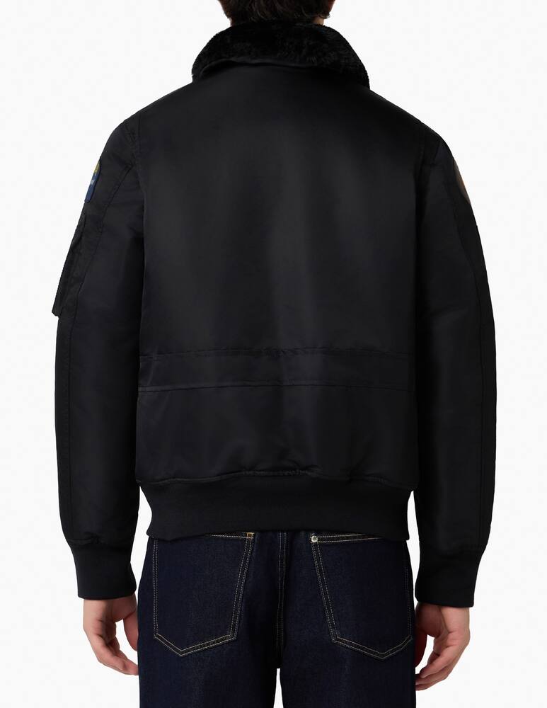 rinascente Schott Bomber nylon con collo staccabile