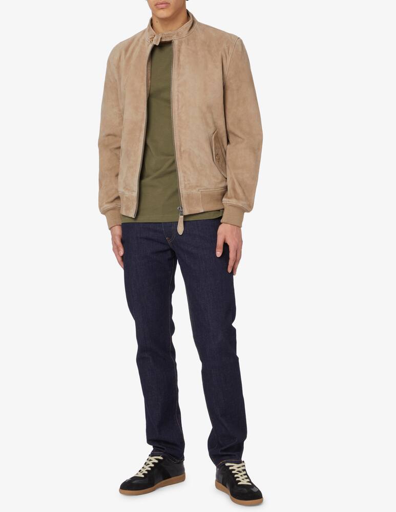 rinascente Schott Giacca bomber aviator in suede 