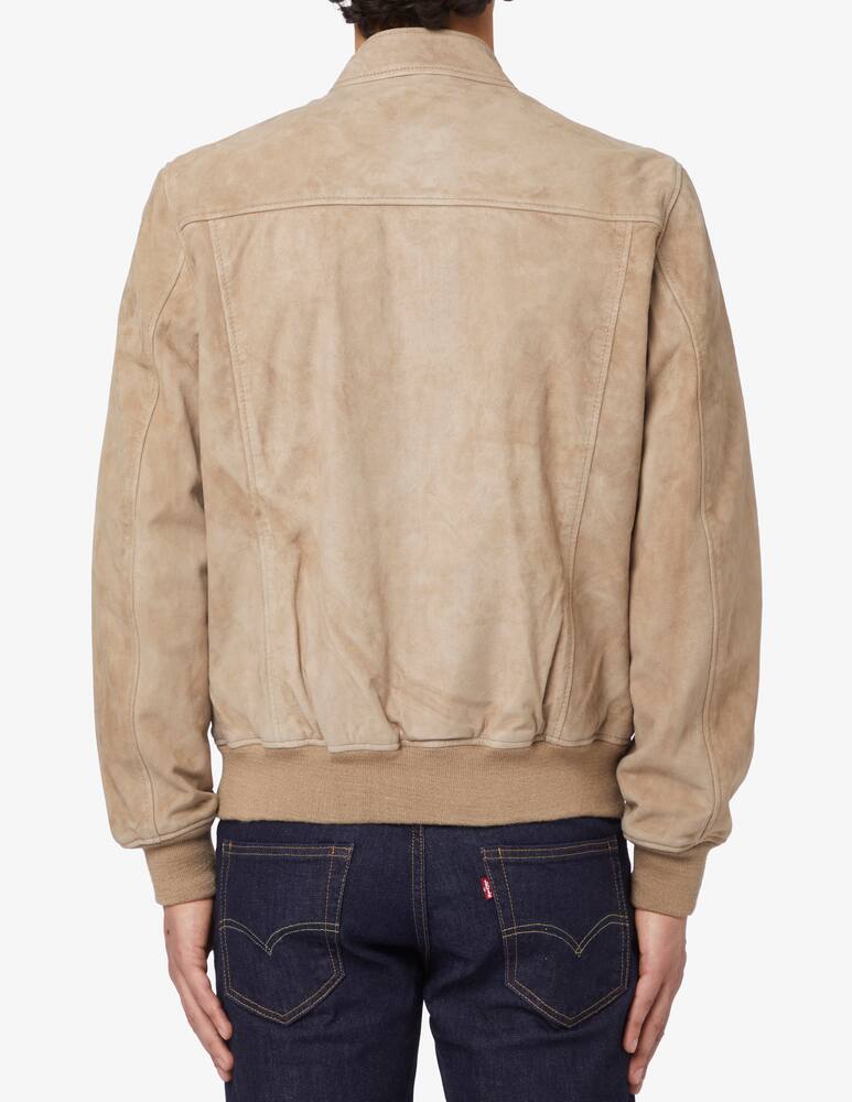 rinascente Schott Giacca bomber aviator in suede 