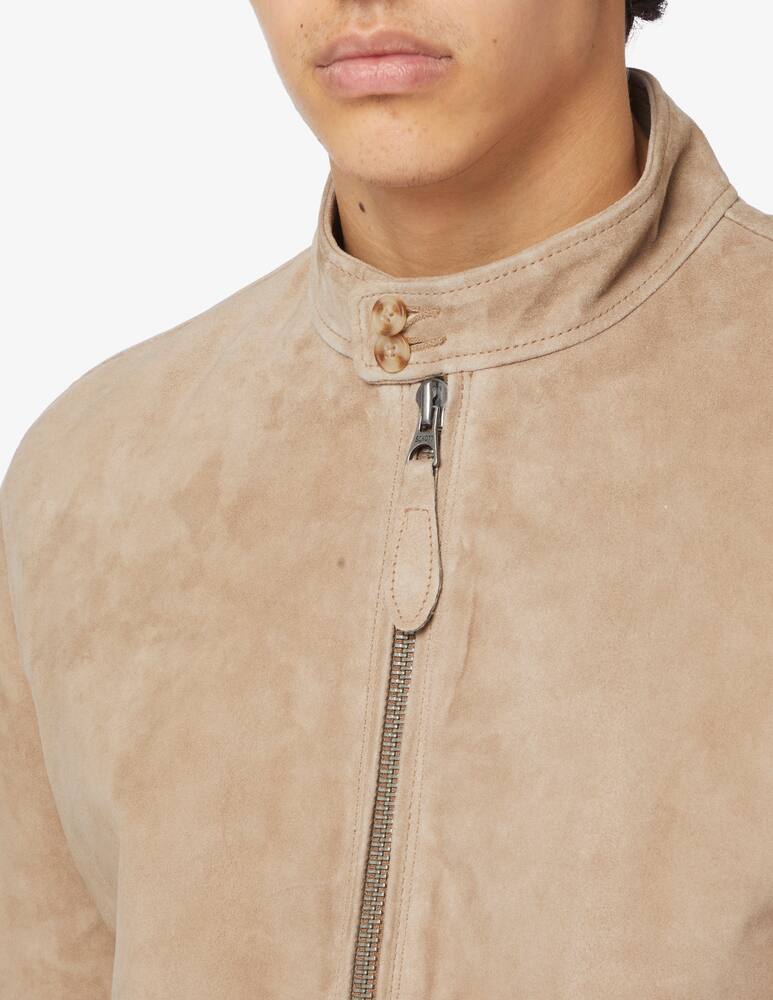 rinascente Schott Giacca bomber aviator in suede 