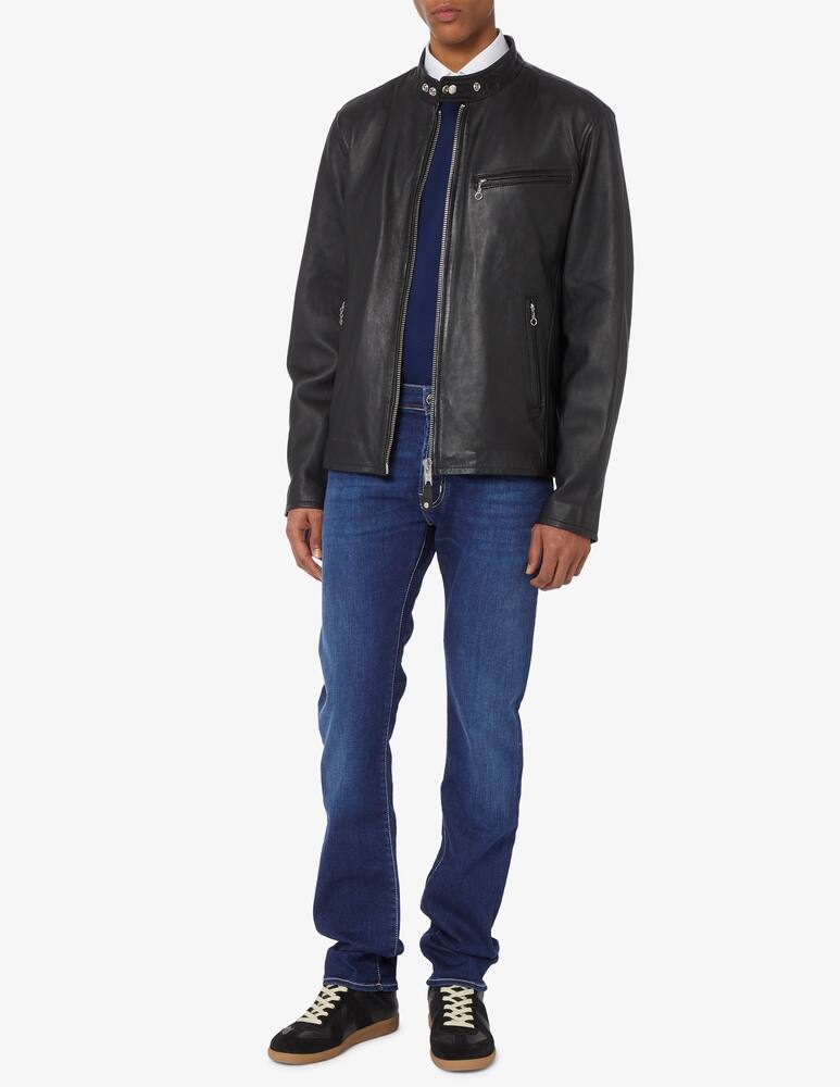 rinascente Schott Giacca biker pelle liscia 