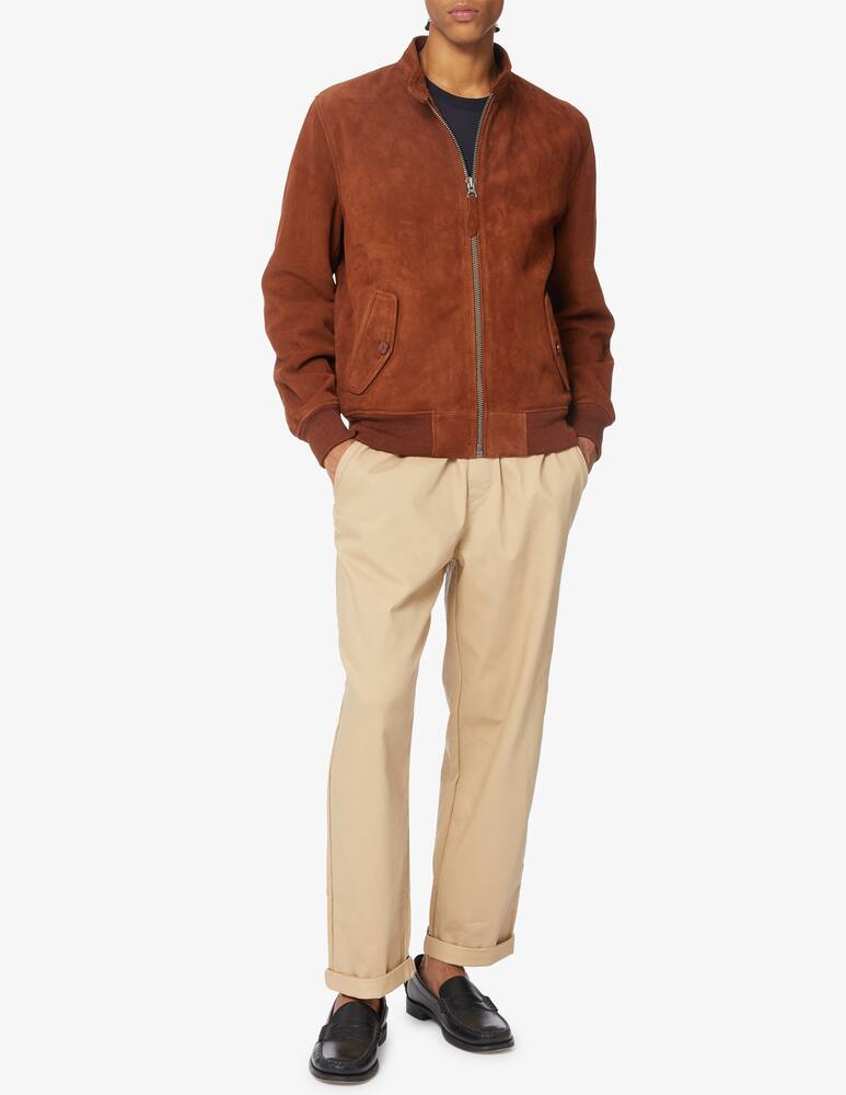 rinascente Schott Giacca bomber aviator in suede 