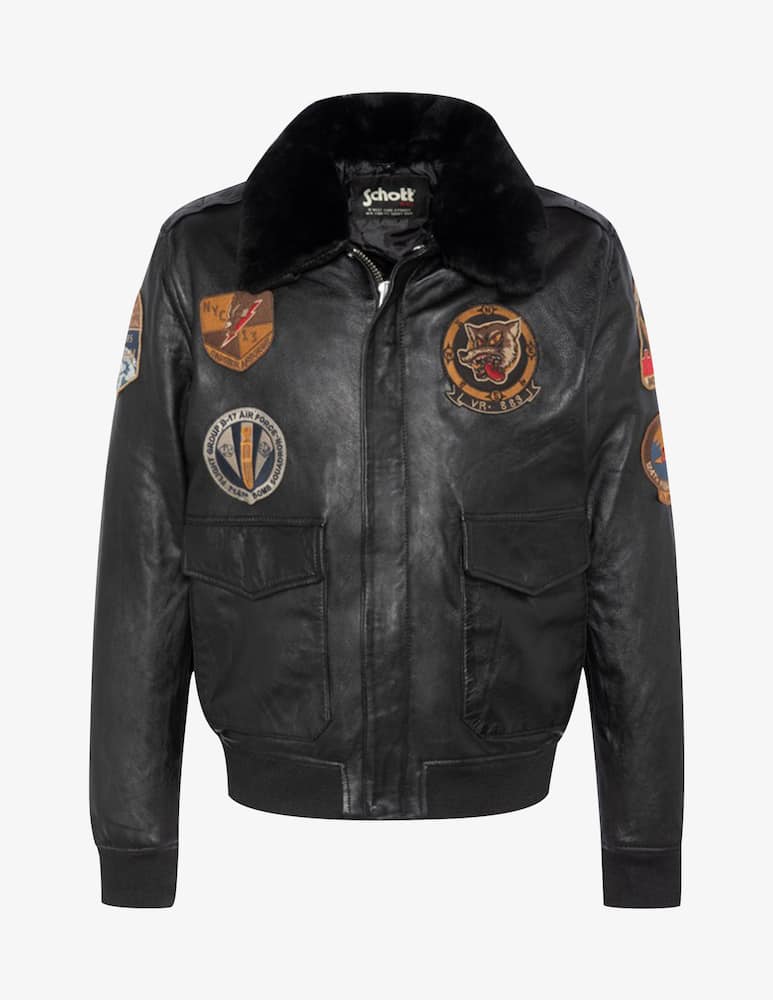 Schott Giacca bomber aviator patch - immagine 1 Schott Giacca bomber aviator patch - immagine 1