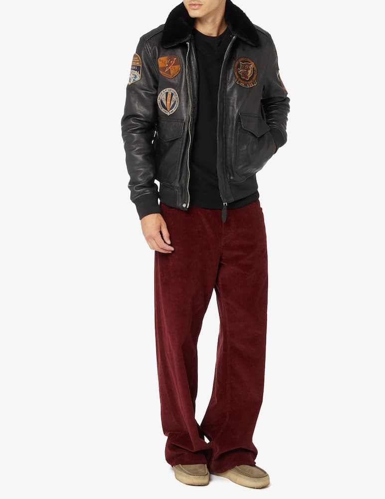 Schott Giacca bomber aviator patch - immagine 4 Schott Giacca bomber aviator patch - immagine 4