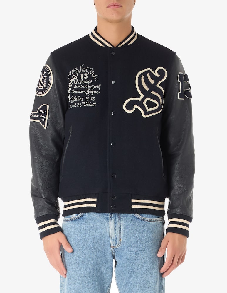 Schott Varsity patch bomber jacket - picture 1