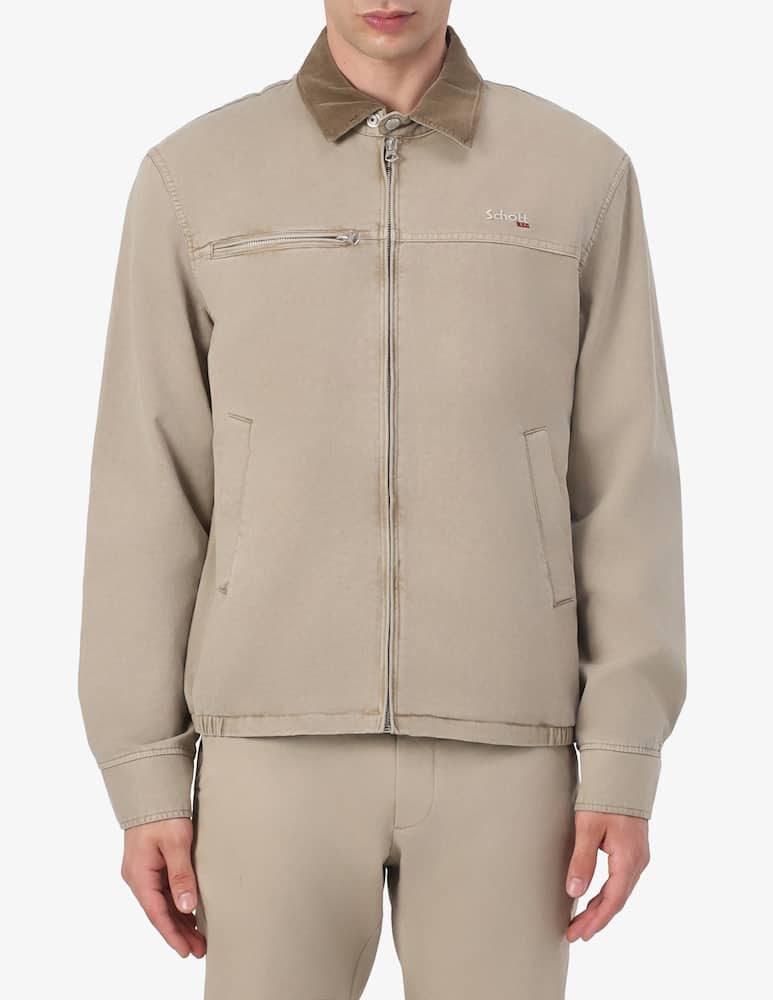 Schott Giacca cotone colletto - immagine 1 Schott Giacca cotone colletto - immagine 1
