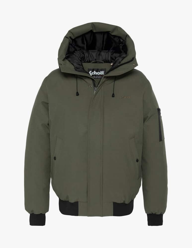 Schott Hooded bomber jacket - picture 1 Schott Hooded bomber jacket - picture 1