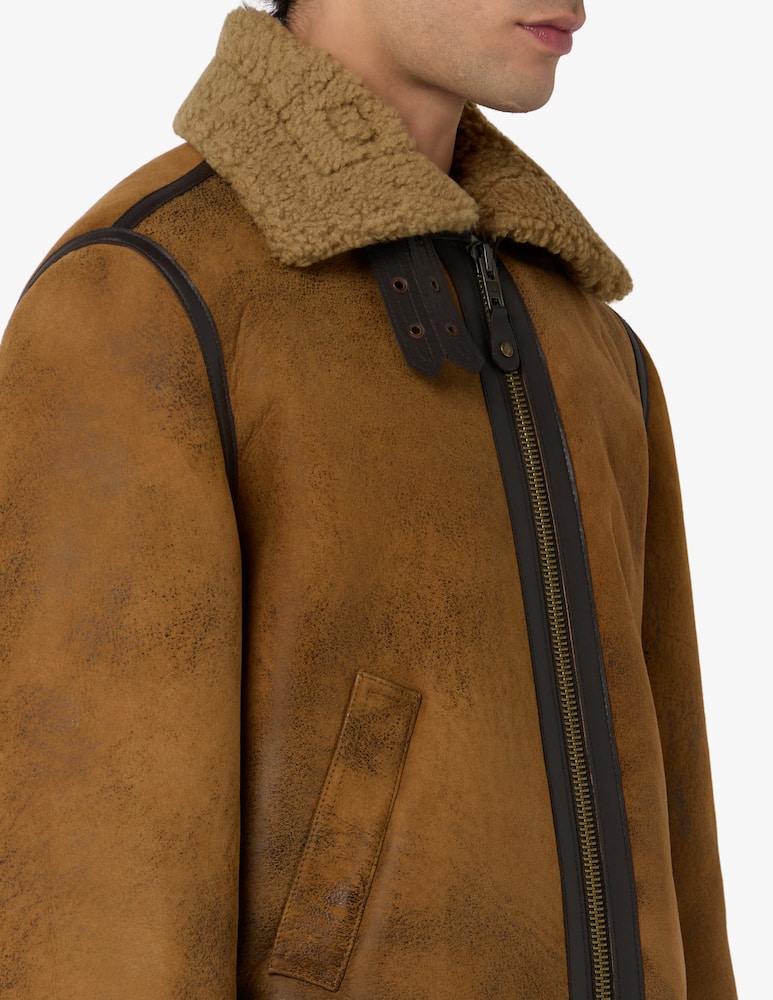 Schott Montone shearling jacket - picture 4 Schott Montone shearling jacket - picture 4