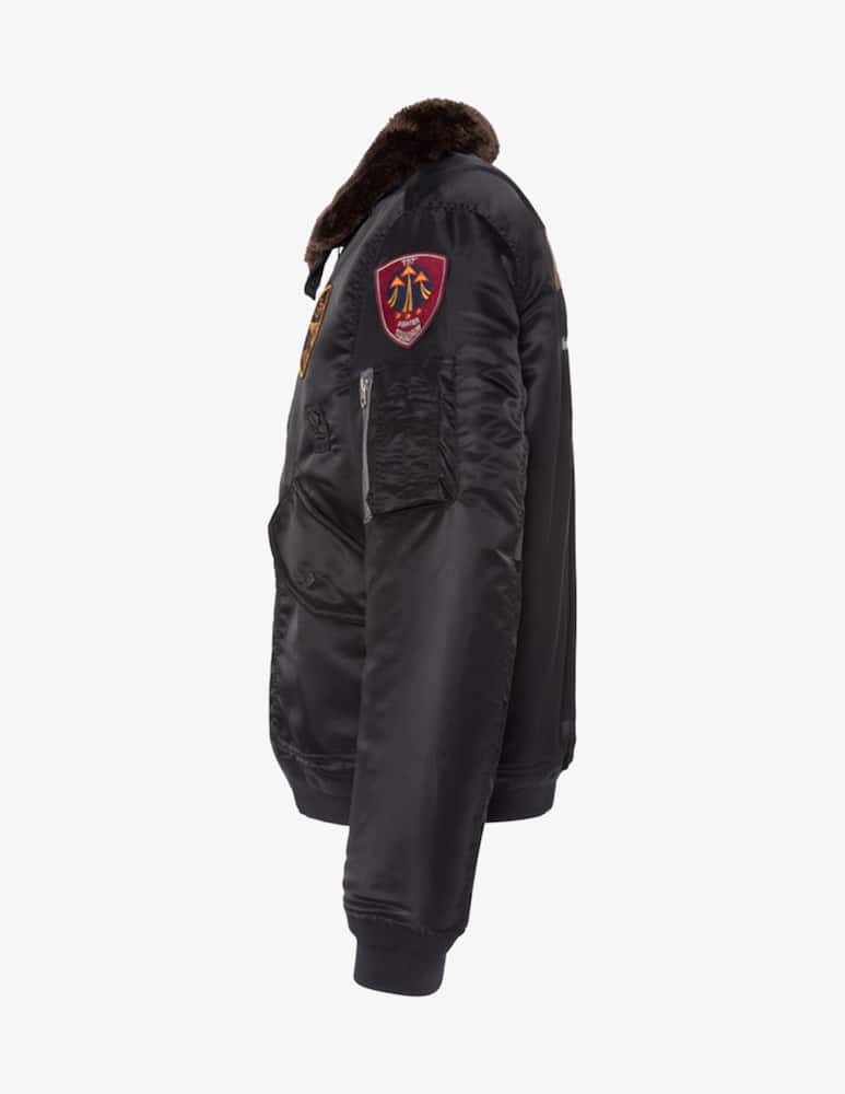 Schott Nylon bomber jacket with fur collar - picture 4 Schott Nylon bomber jacket with fur collar - picture 4