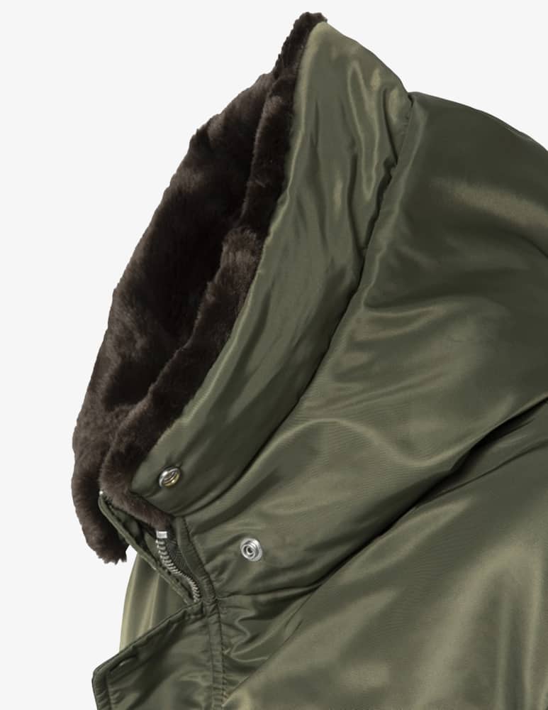Schott Nylon bomber jacket with faux fur - picture 5 Schott Nylon bomber jacket with faux fur - picture 5