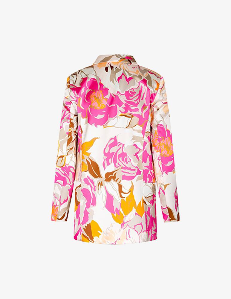 rinascente Sandro Ferrone Matte satin printed jacket