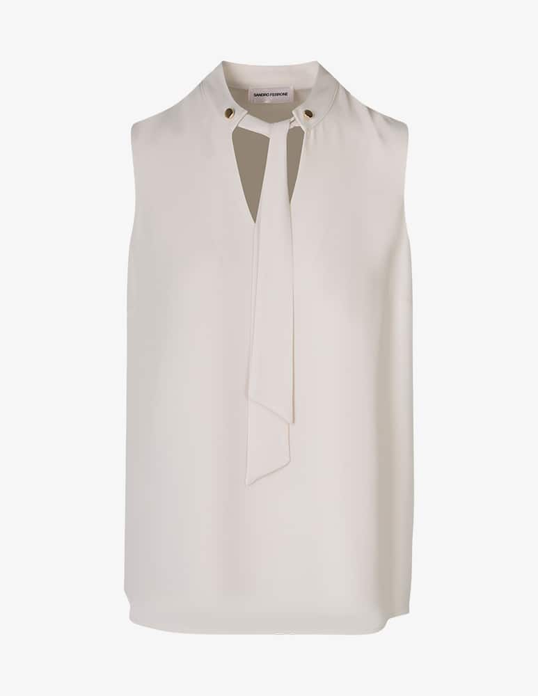 Sandro Ferrone Blusa con fiocco - immagine 1 Sandro Ferrone Blusa con fiocco - immagine 1