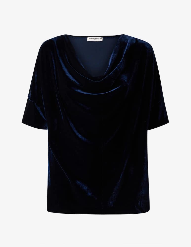 Sandro Ferrone Velvet blouse - picture 1 Sandro Ferrone Velvet blouse - picture 1