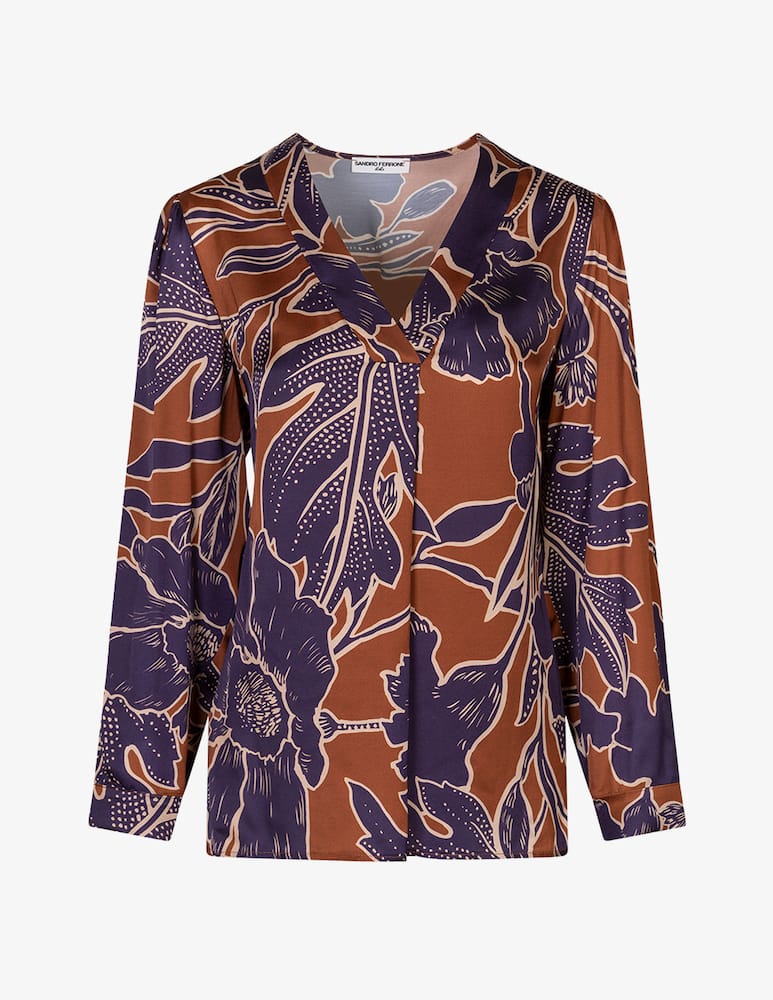 Sandro Ferrone Blusa con stampa floreale - immagine 1
