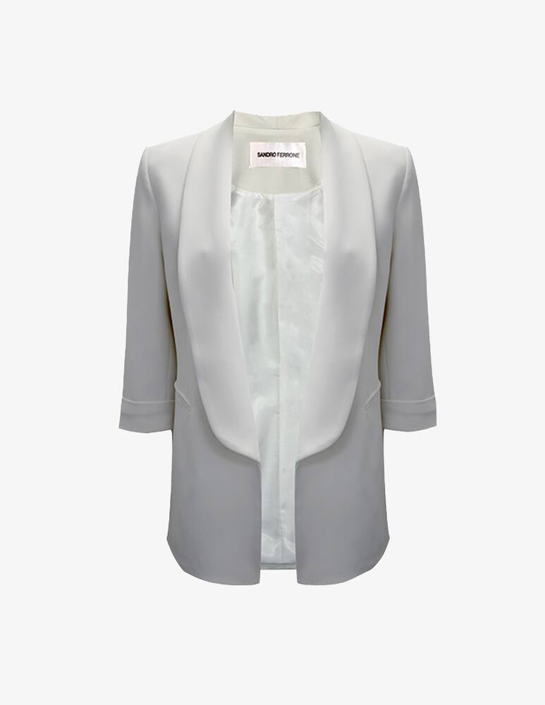 Sandro Ferrone 3/4 sleeve tuxedo blazer - picture 1 Sandro Ferrone 3/4 sleeve tuxedo blazer - picture 1