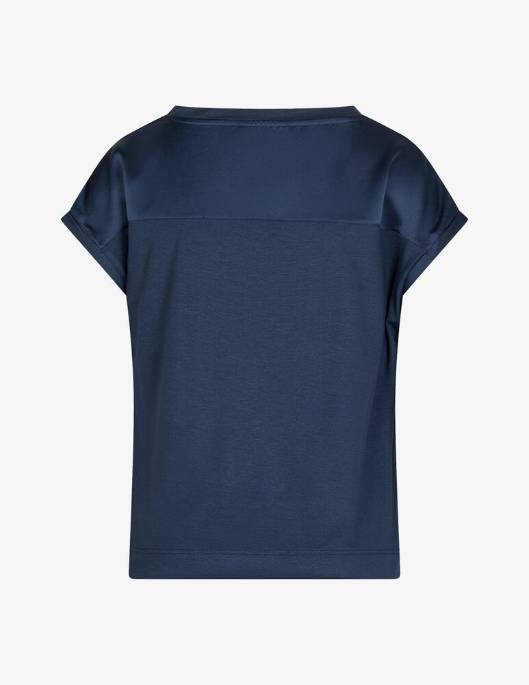 rinascente Sandro Ferrone T-shirt con tasca in satin