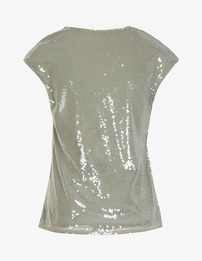 rinascente Sandro Ferrone Top paillettes in tulle
