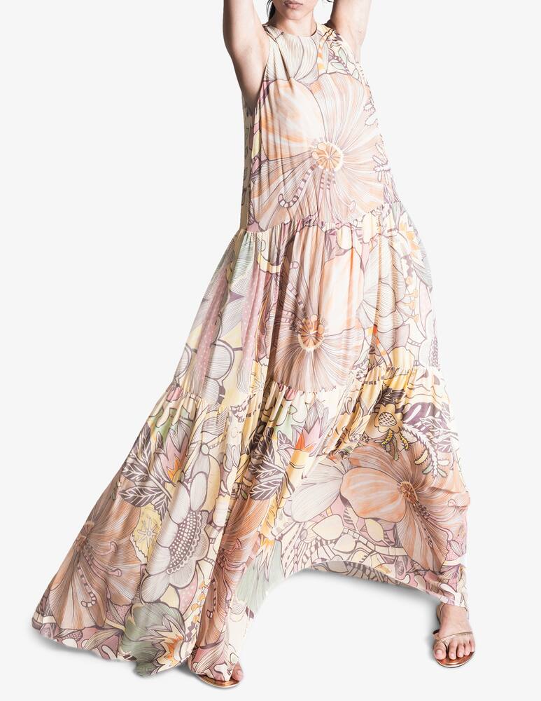 rinascente Sandro Ferrone Georgette floral dress