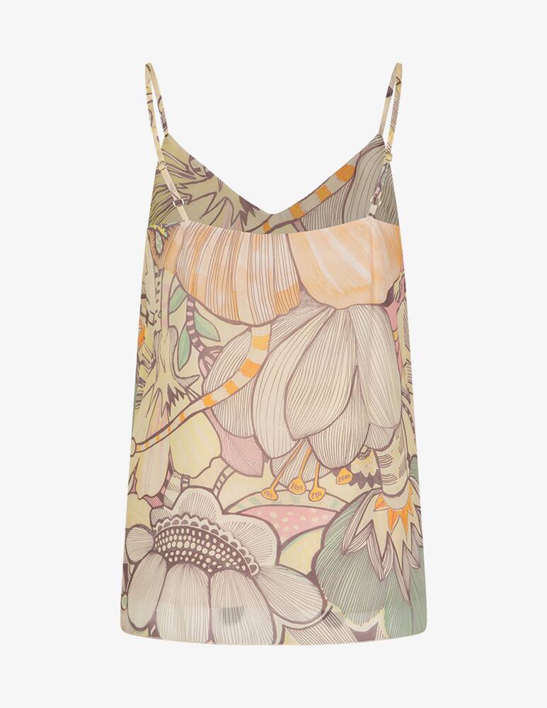 rinascente Sandro Ferrone Georgette floral camisole