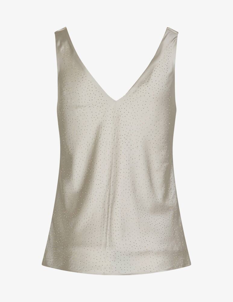 rinascente Sandro Ferrone Top satinato scollo a V